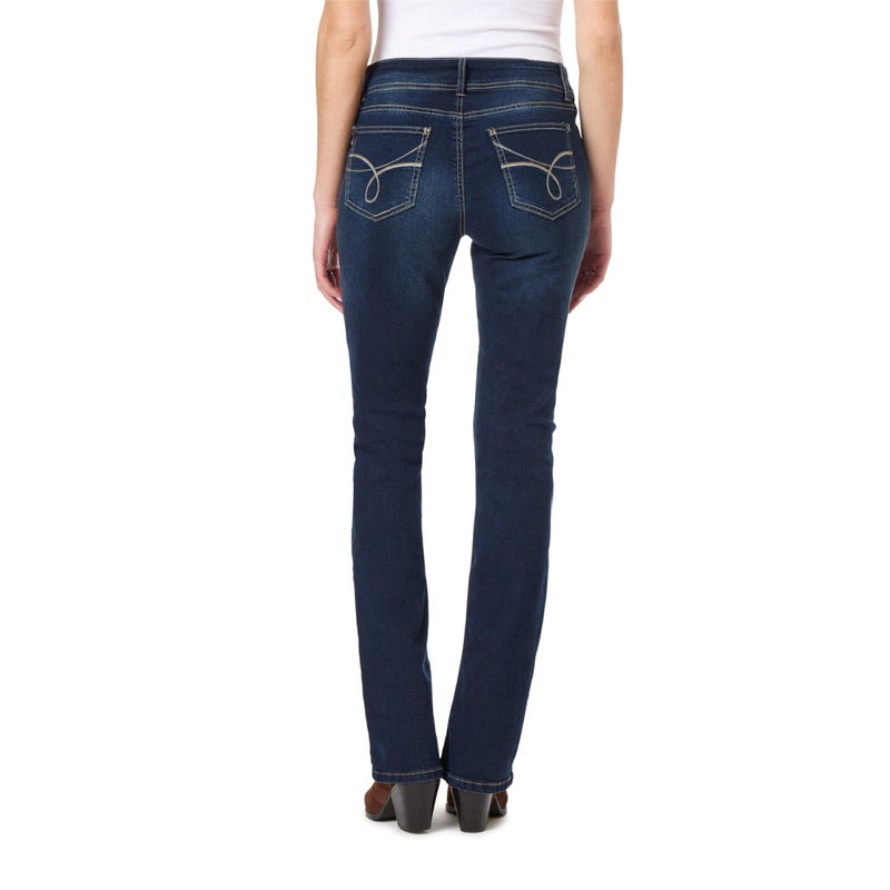 WallFlower Women's InstaStretch Luscious Curvy Bootcut Jeans, Betsy Pure, 17 - Image 2